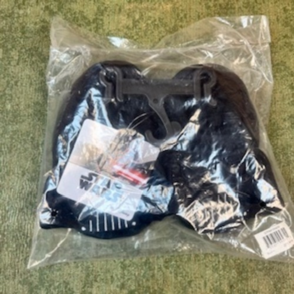 Star Wars Darth Vader Black Slippers M 7-8 Youth Child Cozy Indoor‎ Shoes